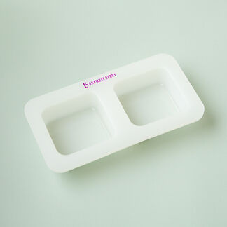 2 Cavity Square Silicone Mold
